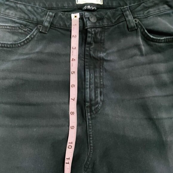 We The Free Black Flare Jeans Womens Size 34 Boho Antiquewash NWT - Picture 2 of 16